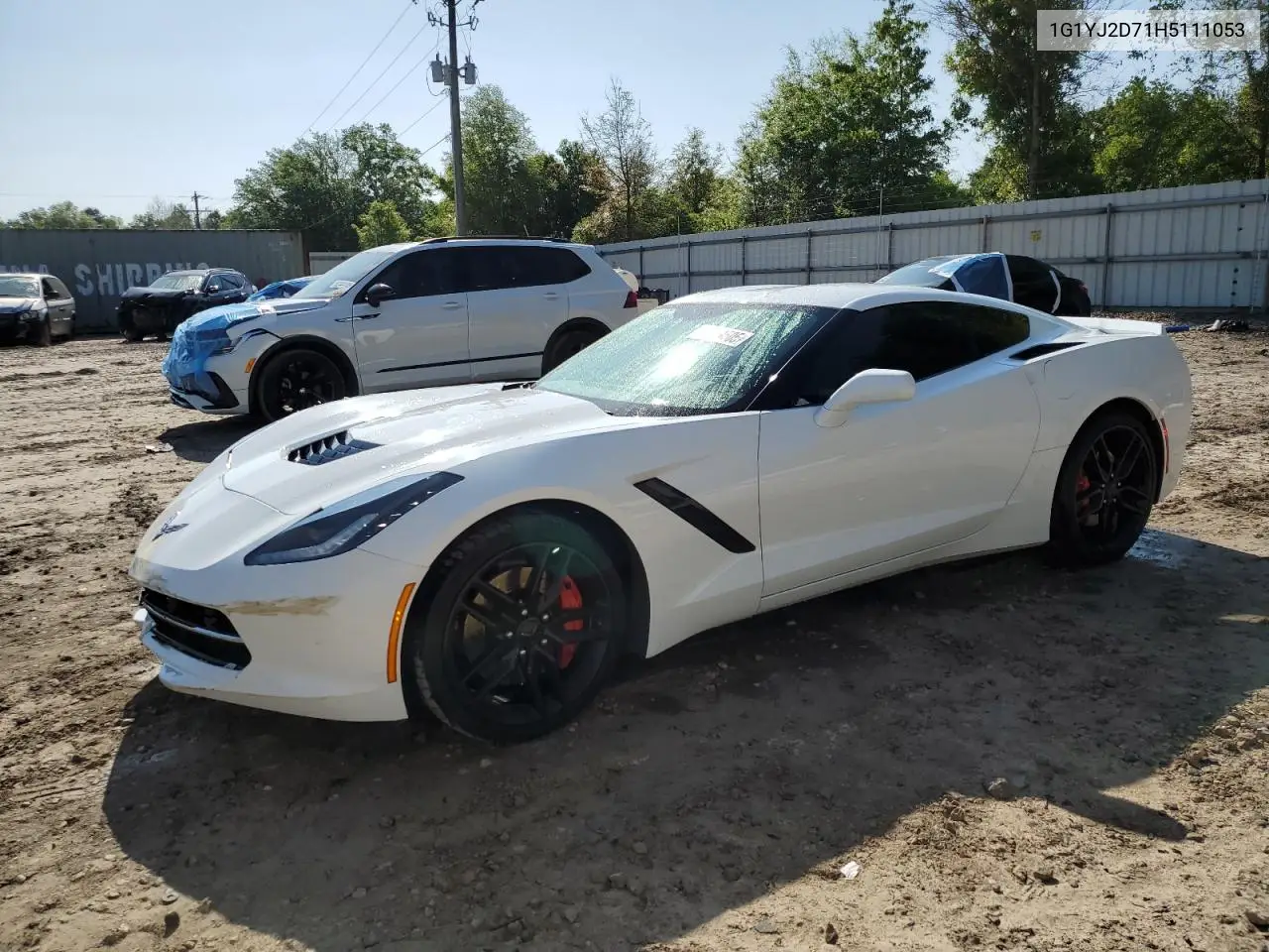 2017 Chevrolet Corvette Stingray Z51 2Lt VIN: 1G1YJ2D71H5111053 Lot: 52314505