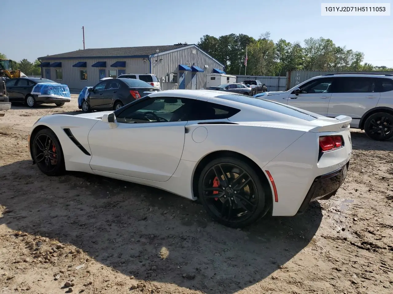 2017 Chevrolet Corvette Stingray Z51 2Lt VIN: 1G1YJ2D71H5111053 Lot: 52314505