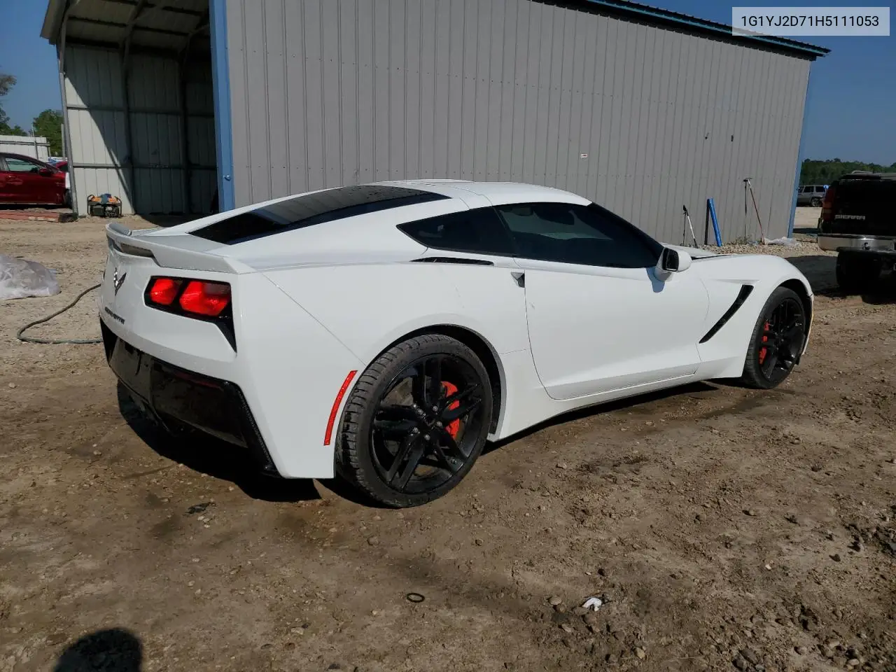 2017 Chevrolet Corvette Stingray Z51 2Lt VIN: 1G1YJ2D71H5111053 Lot: 52314505