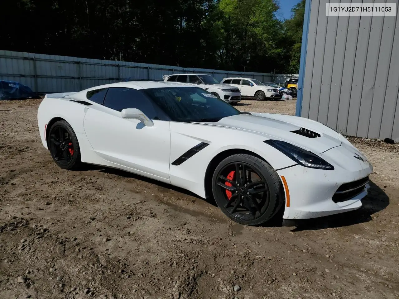 2017 Chevrolet Corvette Stingray Z51 2Lt VIN: 1G1YJ2D71H5111053 Lot: 52314505