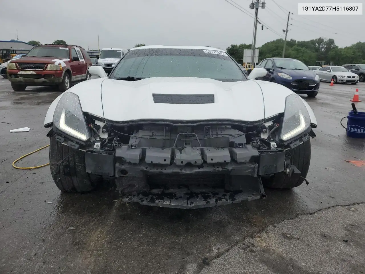 2017 Chevrolet Corvette Stingray 1Lt VIN: 1G1YA2D77H5116807 Lot: 55170335