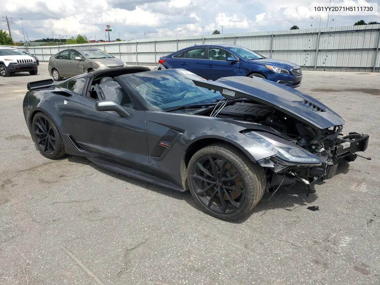 2017 Chevrolet Corvette Grand Sport 2Lt VIN: 1G1YY2D71H5111730 Lot: 55511355