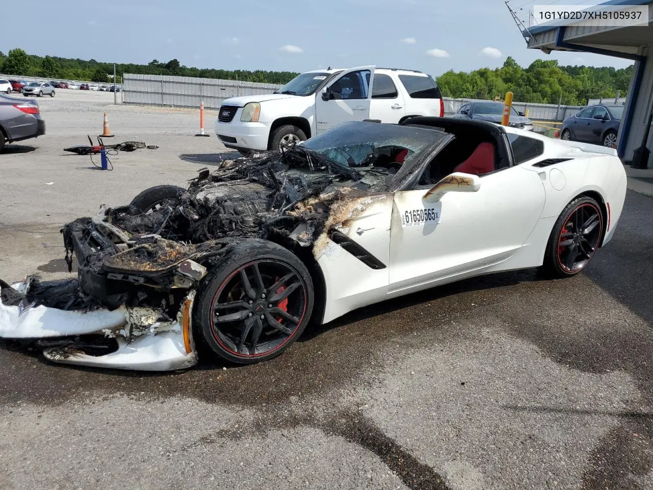 2017 Chevrolet Corvette Stingray 2Lt VIN: 1G1YD2D7XH5105937 Lot: 61650565