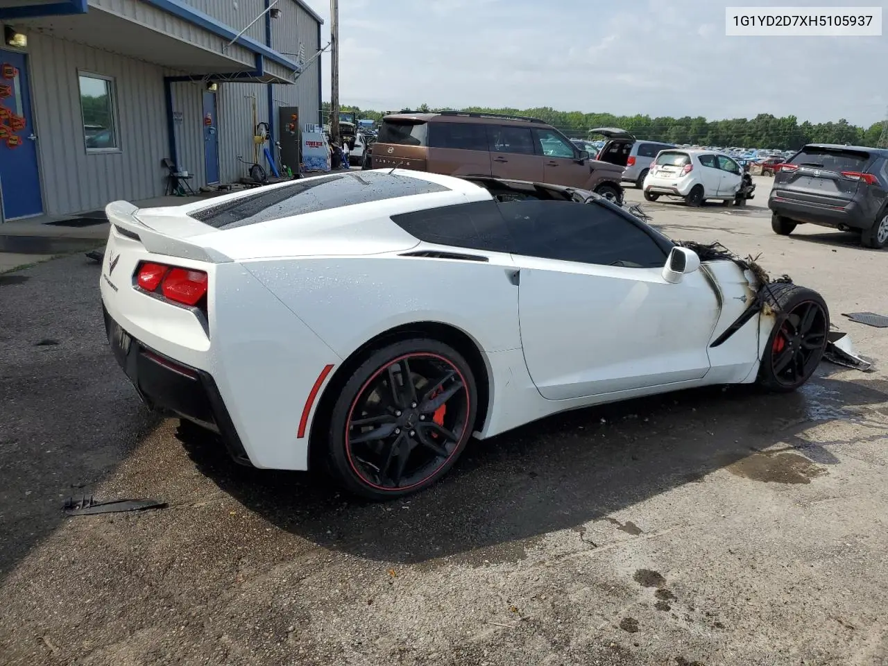 2017 Chevrolet Corvette Stingray 2Lt VIN: 1G1YD2D7XH5105937 Lot: 61650565
