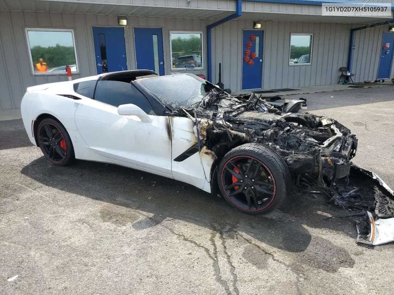 2017 Chevrolet Corvette Stingray 2Lt VIN: 1G1YD2D7XH5105937 Lot: 61650565