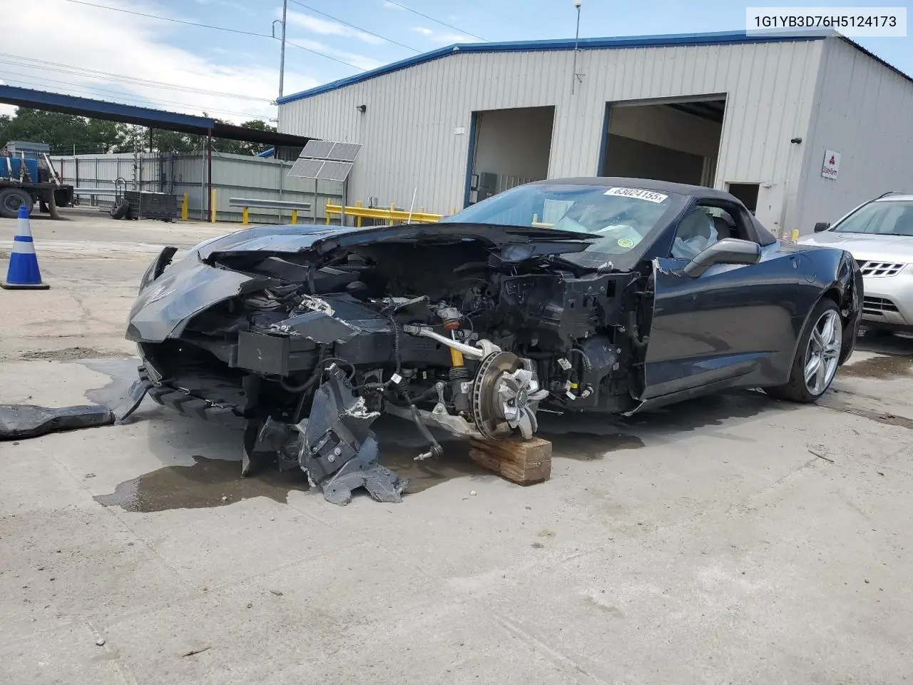 2017 Chevrolet Corvette Stingray 1Lt VIN: 1G1YB3D76H5124173 Lot: 63024155