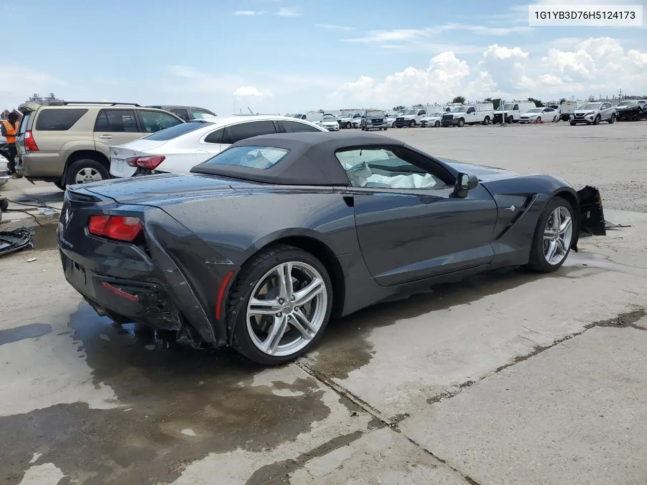 2017 Chevrolet Corvette Stingray 1Lt VIN: 1G1YB3D76H5124173 Lot: 63024155