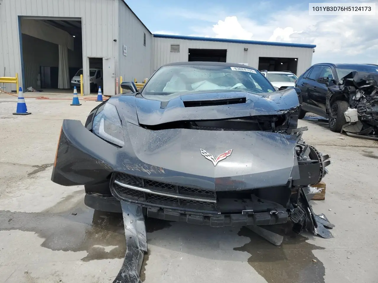 2017 Chevrolet Corvette Stingray 1Lt VIN: 1G1YB3D76H5124173 Lot: 63024155