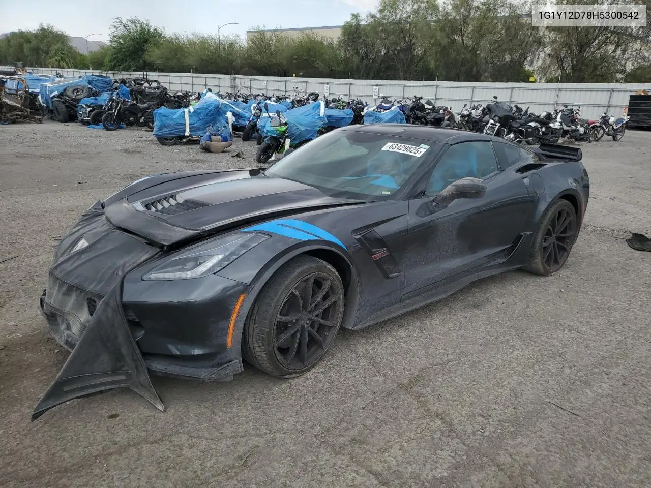 2017 Chevrolet Corvette Grand Sport 3Lt VIN: 1G1Y12D78H5300542 Lot: 63429825