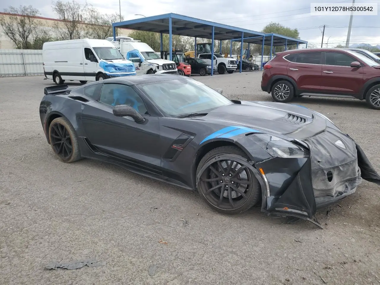 2017 Chevrolet Corvette Grand Sport 3Lt VIN: 1G1Y12D78H5300542 Lot: 63429825