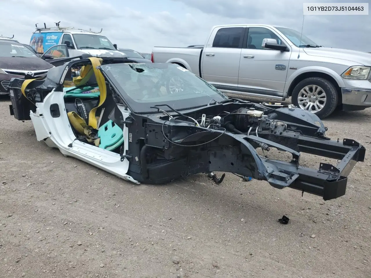 2018 Chevrolet Corvette Stingray 1Lt VIN: 1G1YB2D73J5104463 Lot: 55600145