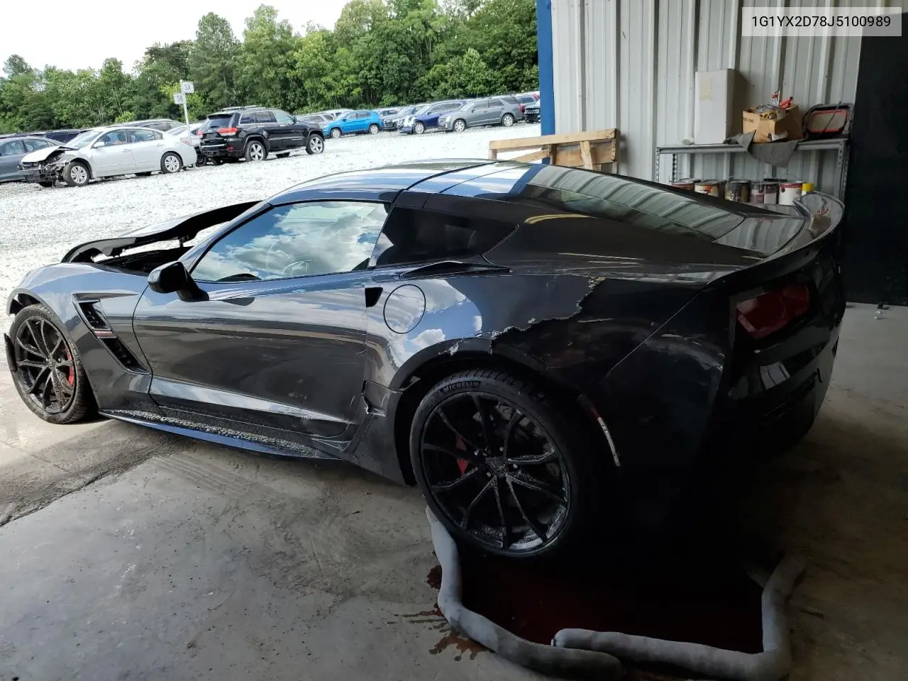 2018 Chevrolet Corvette Grand Sport 2Lt VIN: 1G1YX2D78J5100989 Lot: 61732145