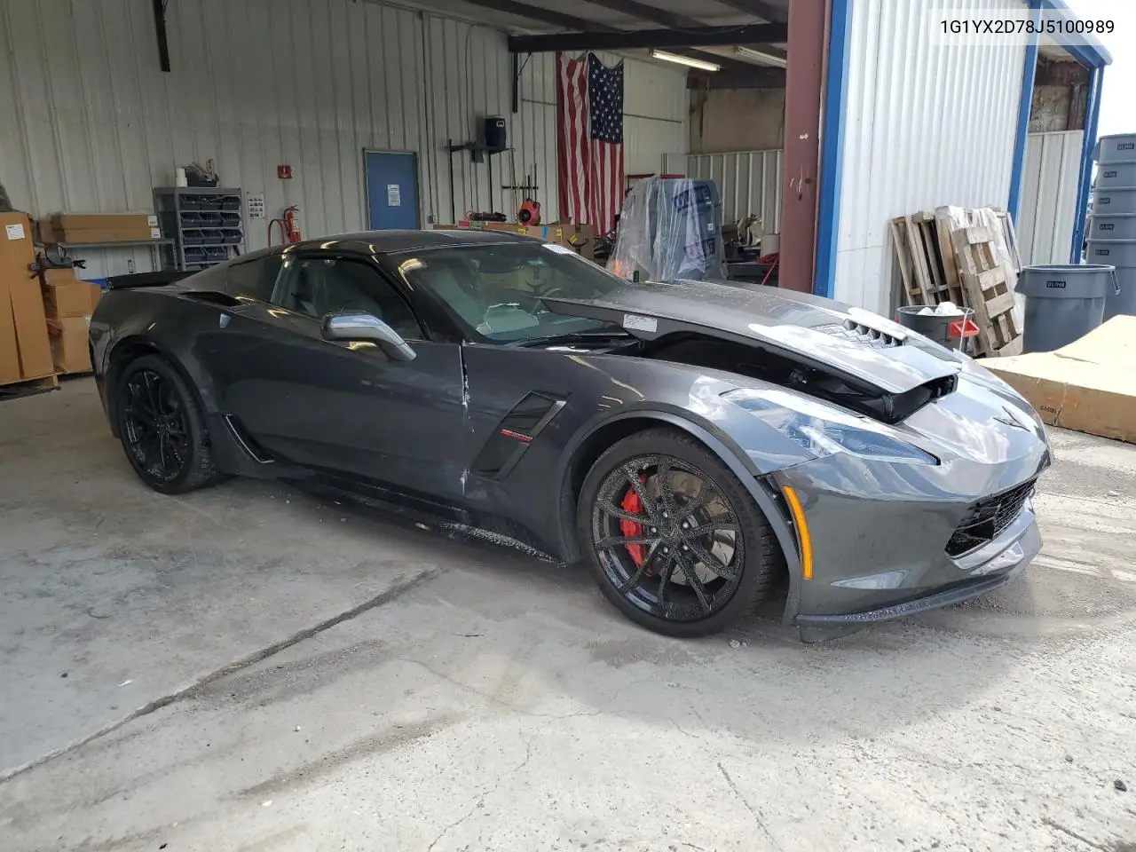 2018 Chevrolet Corvette Grand Sport 2Lt VIN: 1G1YX2D78J5100989 Lot: 61732145