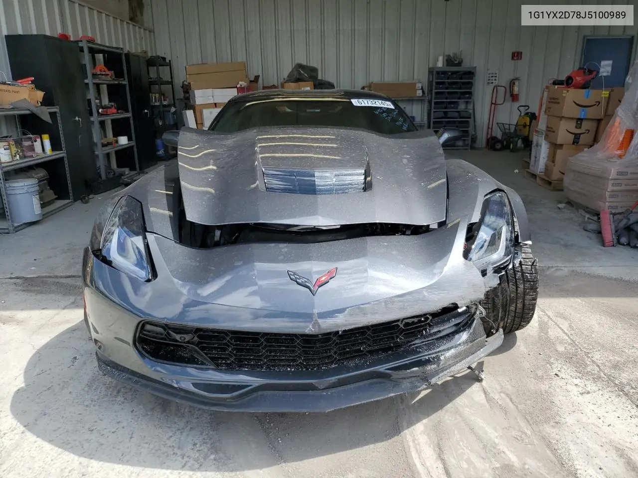 2018 Chevrolet Corvette Grand Sport 2Lt VIN: 1G1YX2D78J5100989 Lot: 61732145