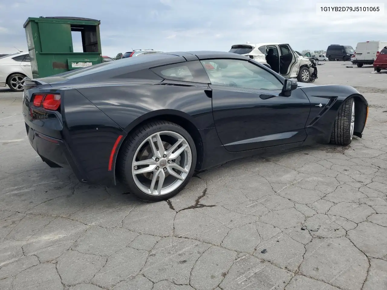 2018 Chevrolet Corvette Stingray 1Lt VIN: 1G1YB2D79J5101065 Lot: 62185325