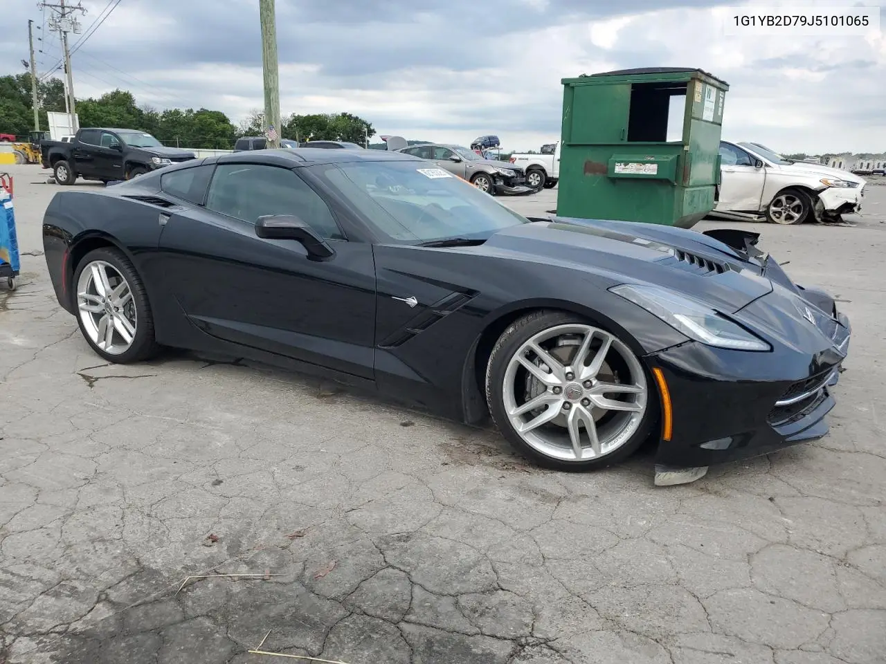 2018 Chevrolet Corvette Stingray 1Lt VIN: 1G1YB2D79J5101065 Lot: 62185325
