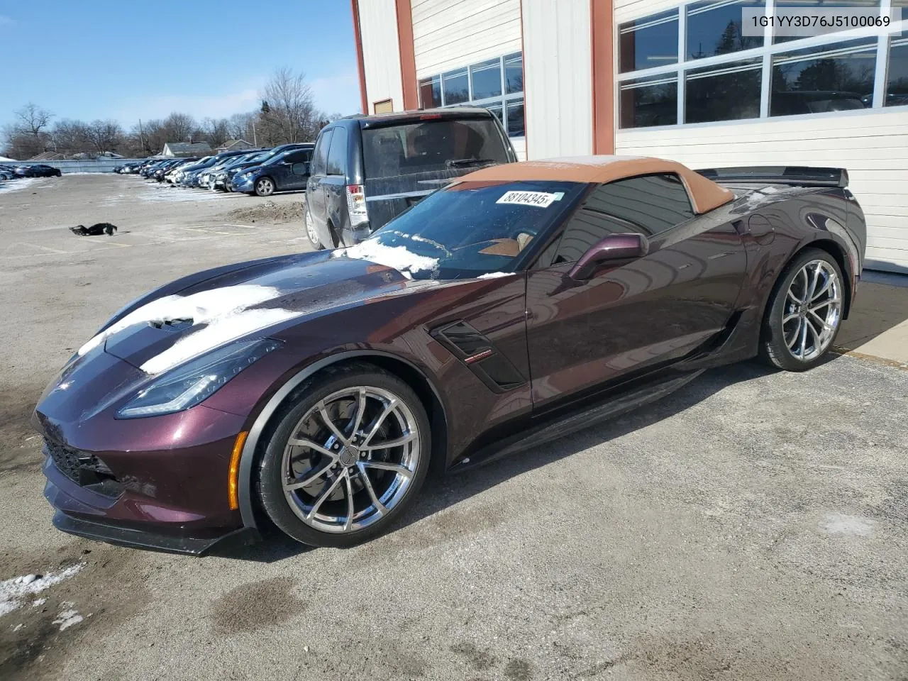 2018 Chevrolet Corvette Grand Sport 1Lt VIN: 1G1YW3D76J5103544 Lot: 88104345
