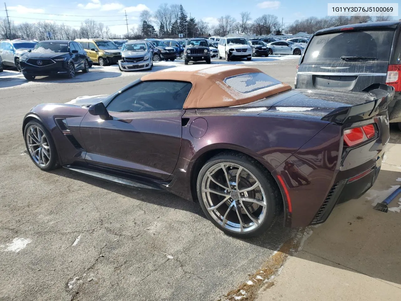 2018 Chevrolet Corvette Grand Sport 1Lt VIN: 1G1YW3D76J5103544 Lot: 88104345