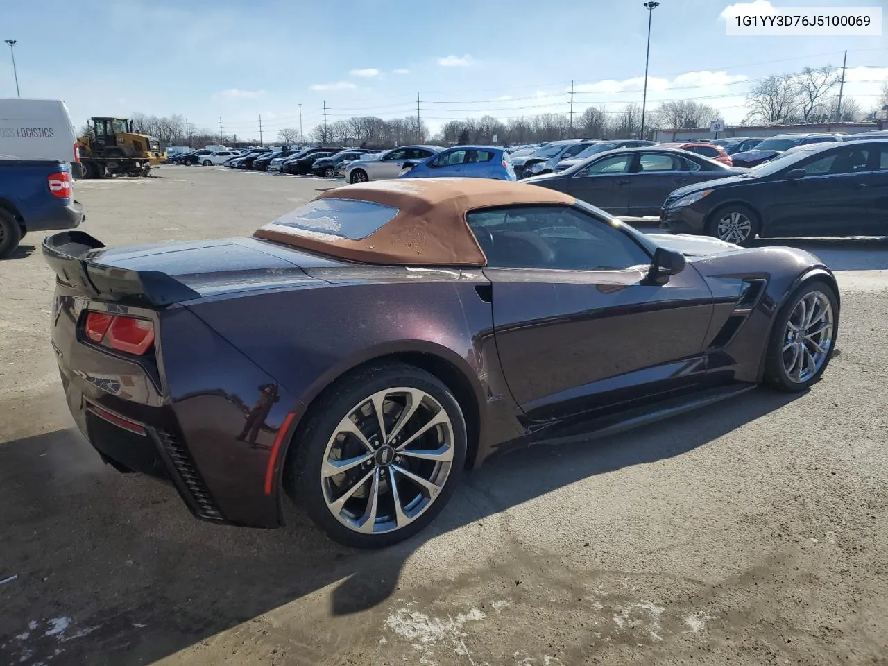 2018 Chevrolet Corvette Grand Sport 1Lt VIN: 1G1YW3D76J5103544 Lot: 88104345