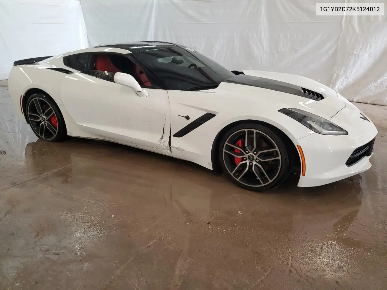 2019 Chevrolet Corvette Stingray 1Lt VIN: 1G1YB2D72K5124012 Lot: 49513995