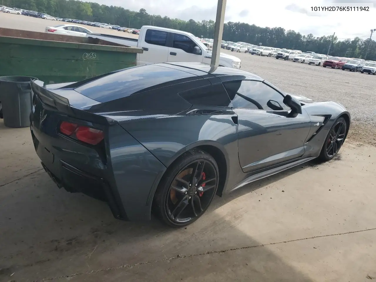 2019 Chevrolet Corvette Stingray Z51 1Lt VIN: 1G1YH2D76K5111942 Lot: 55470555