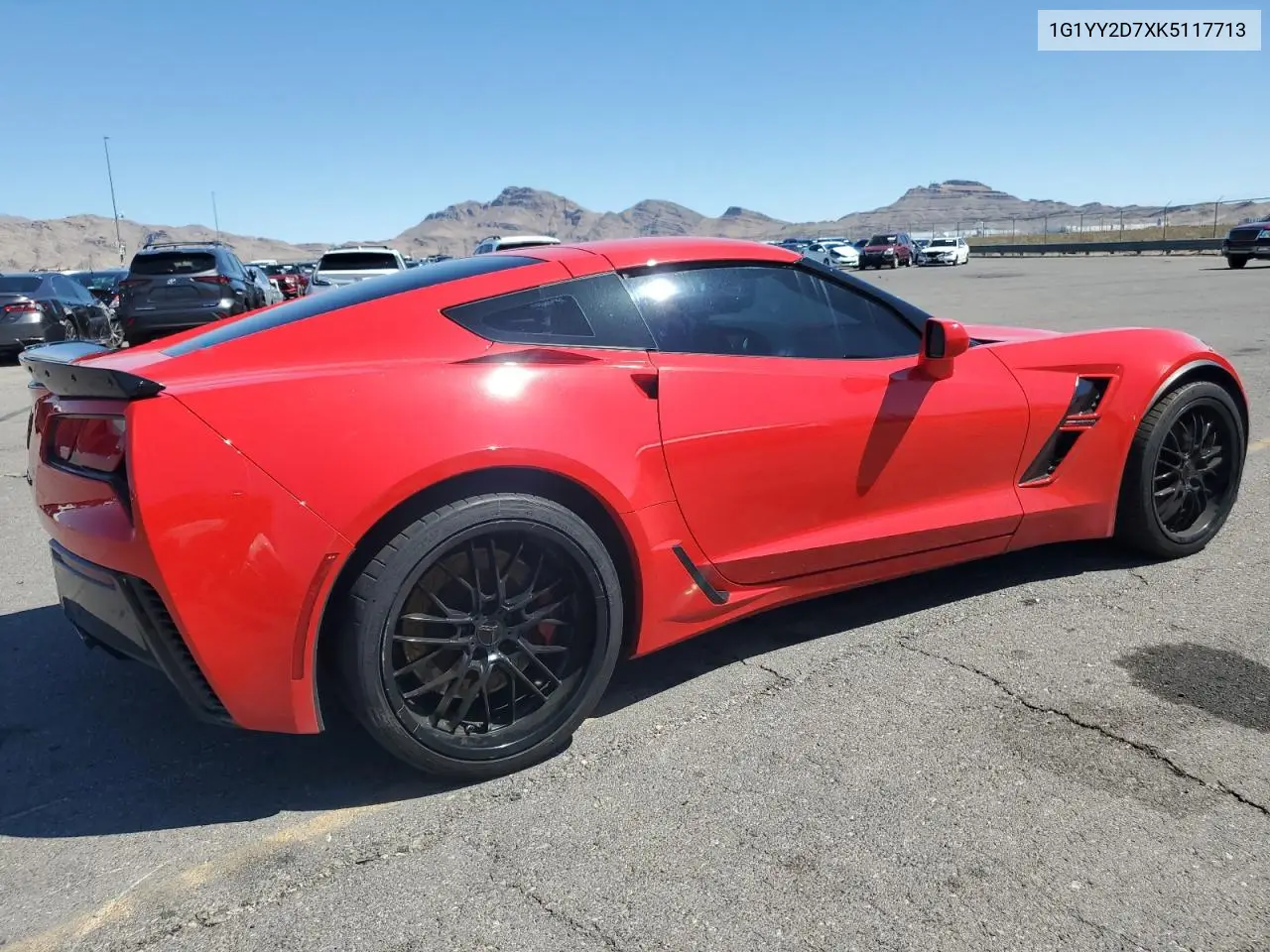 2019 Chevrolet Corvette Grand Sport 2Lt VIN: 1G1YY2D7XK5117713 Lot: 55596555