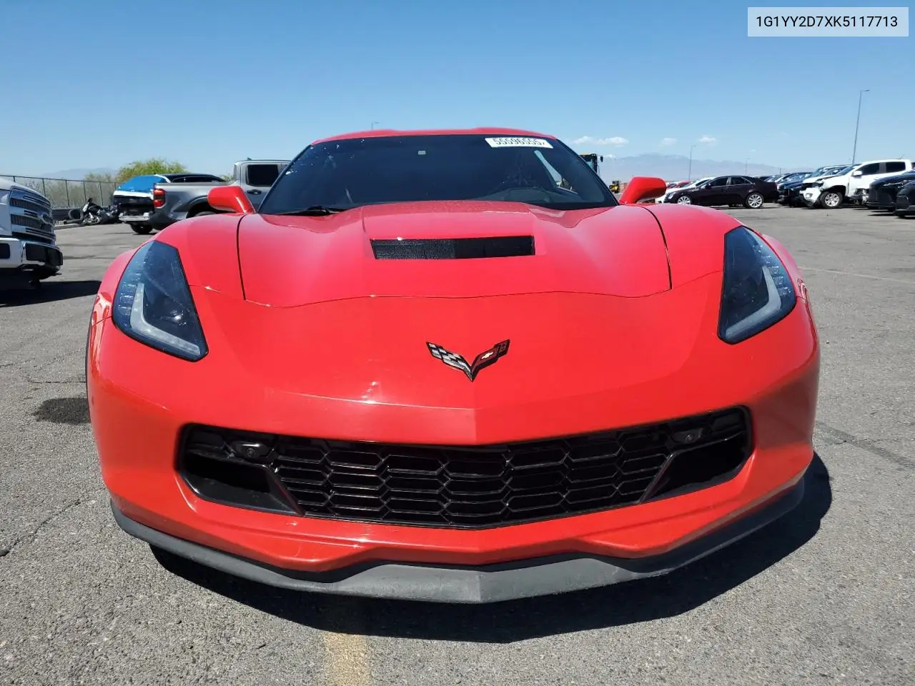 2019 Chevrolet Corvette Grand Sport 2Lt VIN: 1G1YY2D7XK5117713 Lot: 55596555