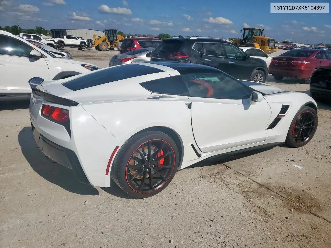 2019 Chevrolet Corvette Grand Sport 3Lt VIN: 1G1Y12D7XK5104397 Lot: 55935955