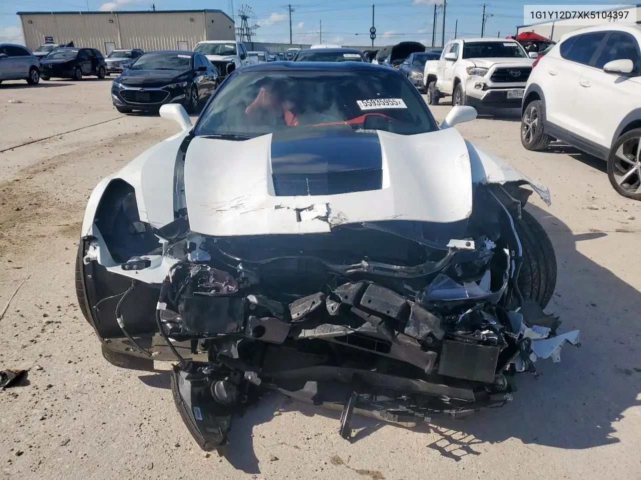 2019 Chevrolet Corvette Grand Sport 3Lt VIN: 1G1Y12D7XK5104397 Lot: 55935955