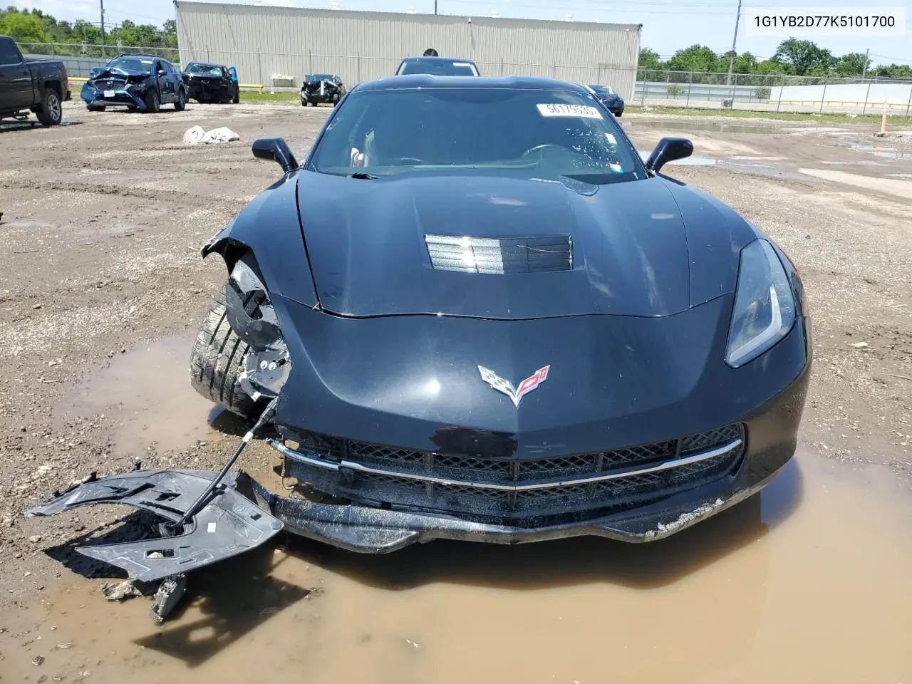 2019 Chevrolet Corvette Stingray 1Lt VIN: 1G1YB2D77K5101700 Lot: 56179535