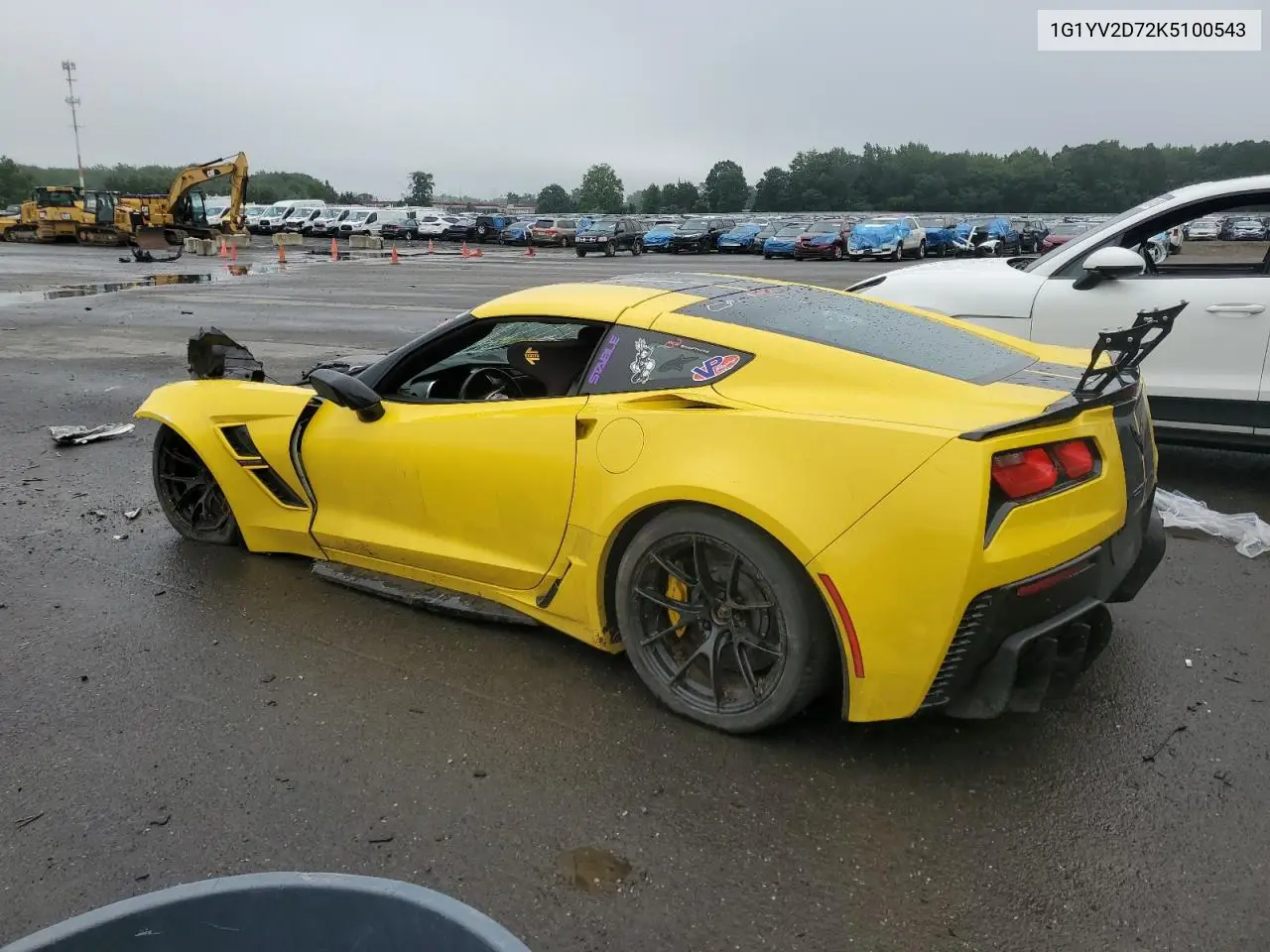 2019 Chevrolet Corvette Grand Sport 1Lt VIN: 1G1YV2D72K5100543 Lot: 61369475