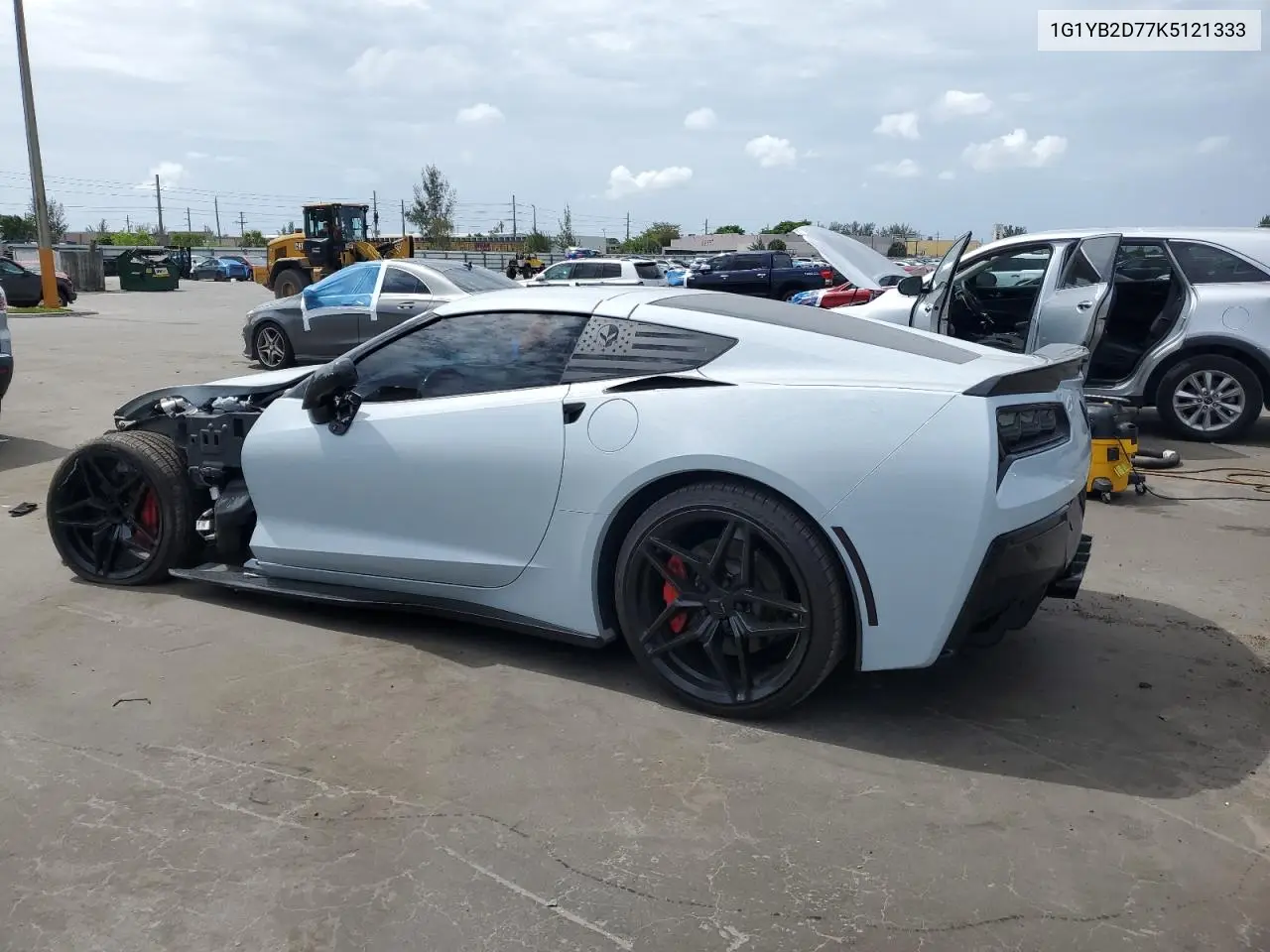 2019 Chevrolet Corvette Stingray 1Lt VIN: 1G1YB2D77K5121333 Lot: 61828685