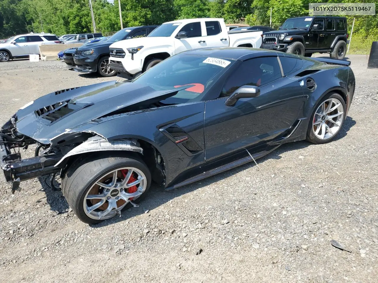 2019 Chevrolet Corvette Grand Sport 2Lt VIN: 1G1YX2D75K5119467 Lot: 62334865
