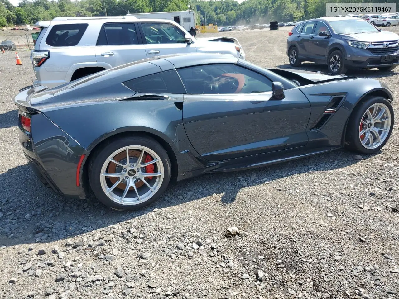 2019 Chevrolet Corvette Grand Sport 2Lt VIN: 1G1YX2D75K5119467 Lot: 62334865