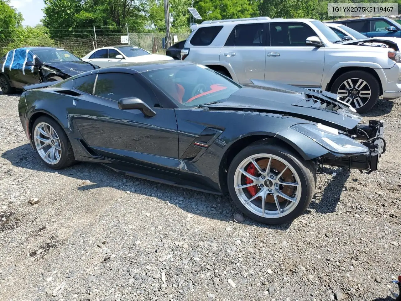 2019 Chevrolet Corvette Grand Sport 2Lt VIN: 1G1YX2D75K5119467 Lot: 62334865