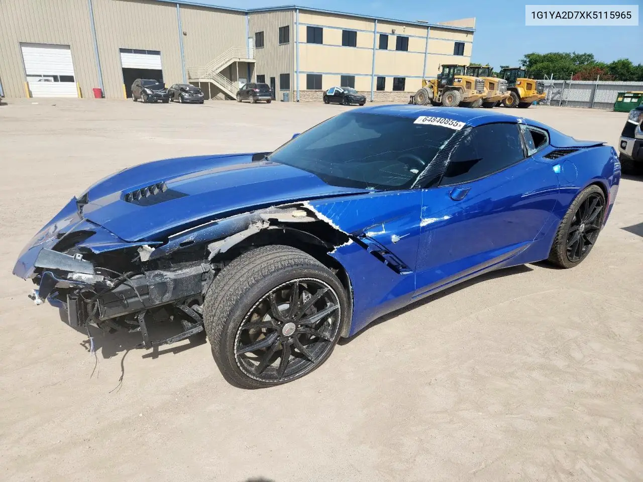 2019 Chevrolet Corvette Stingray 1Lt VIN: 1G1YA2D7XK5115965 Lot: 64840855