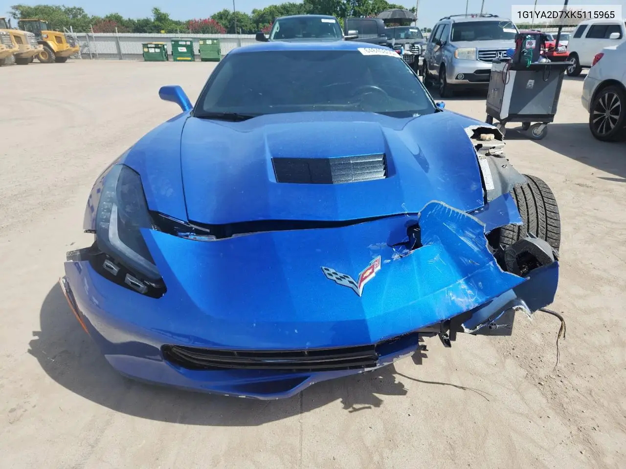 2019 Chevrolet Corvette Stingray 1Lt VIN: 1G1YA2D7XK5115965 Lot: 64840855