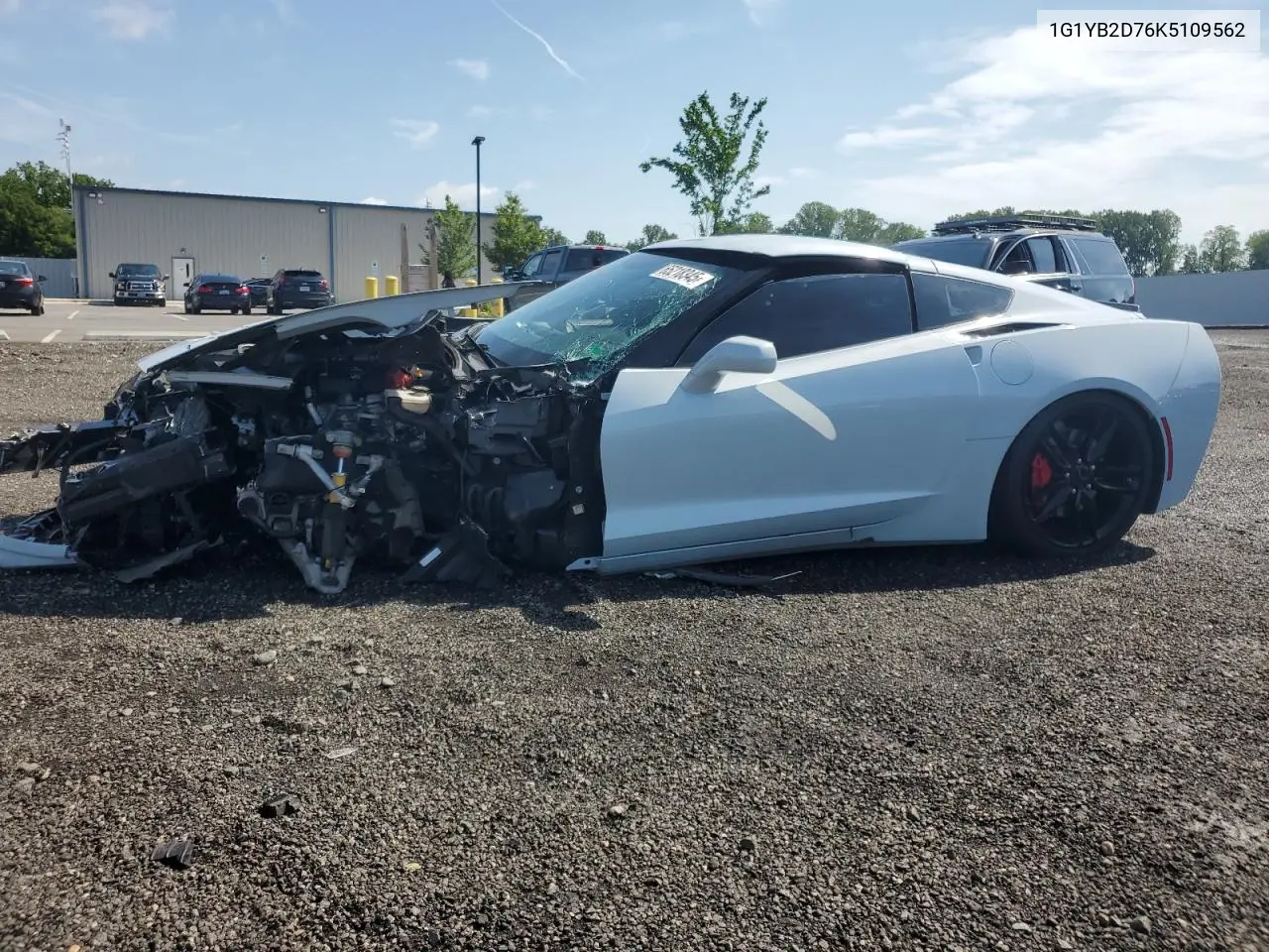 2019 Chevrolet Corvette Stingray 1Lt VIN: 1G1YB2D76K5109562 Lot: 65218345
