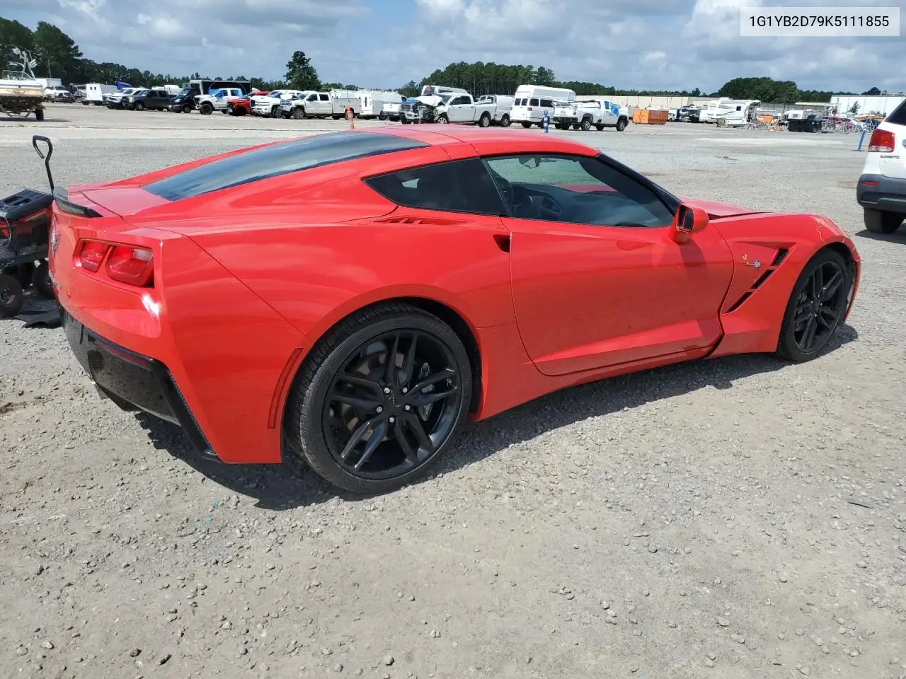 2019 Chevrolet Corvette Stingray 1Lt VIN: 1G1YB2D79K5111855 Lot: 65265465
