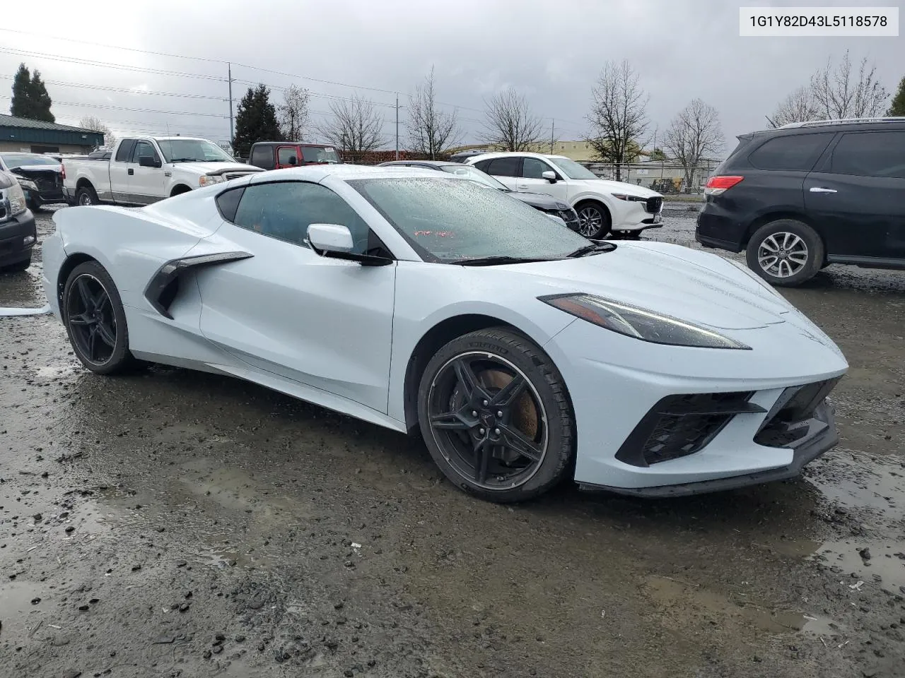 2020 Chevrolet Corvette Stingray 3Lt VIN: 1G1Y82D43L5118578 Lot: 42994995