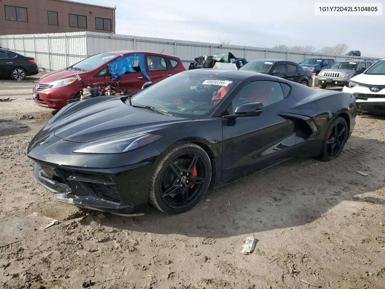 2020 Chevrolet Corvette Stingray 2Lt VIN: 1G1Y72D42L5104805 Lot: 48050395