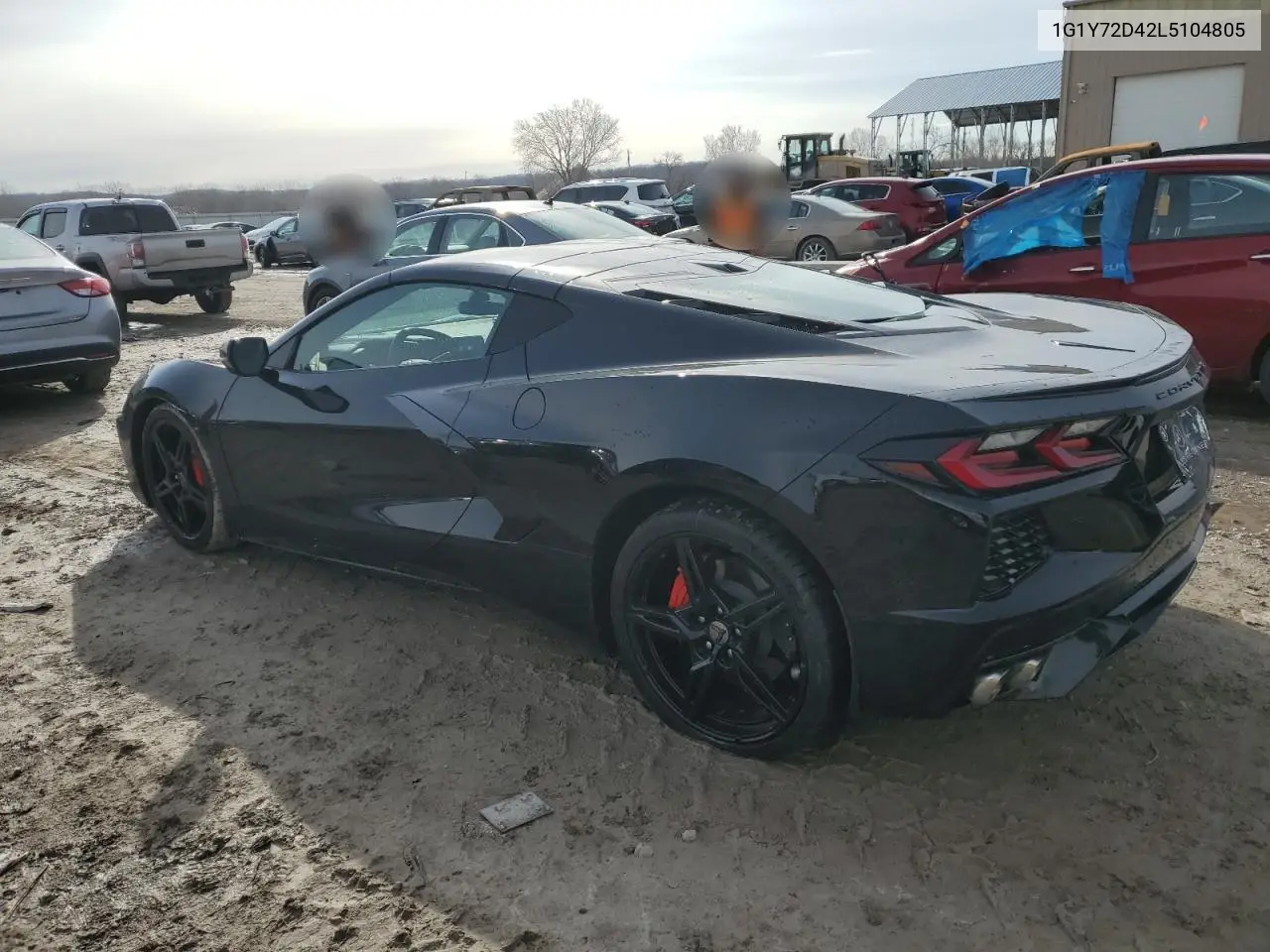 2020 Chevrolet Corvette Stingray 2Lt VIN: 1G1Y72D42L5104805 Lot: 48050395