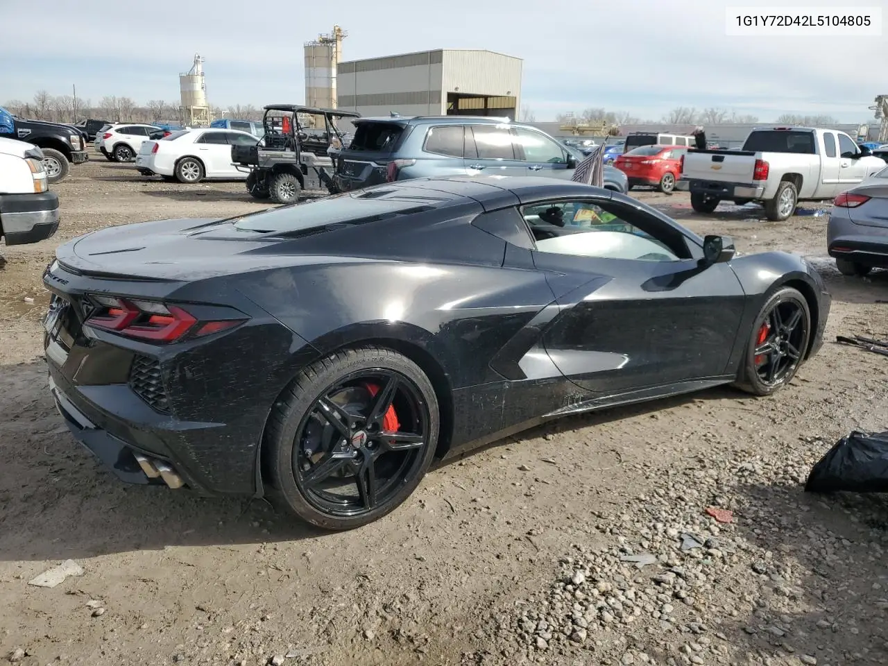 2020 Chevrolet Corvette Stingray 2Lt VIN: 1G1Y72D42L5104805 Lot: 48050395