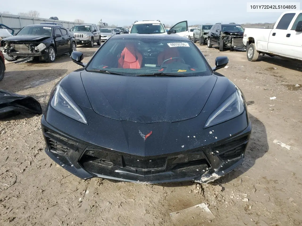 2020 Chevrolet Corvette Stingray 2Lt VIN: 1G1Y72D42L5104805 Lot: 48050395