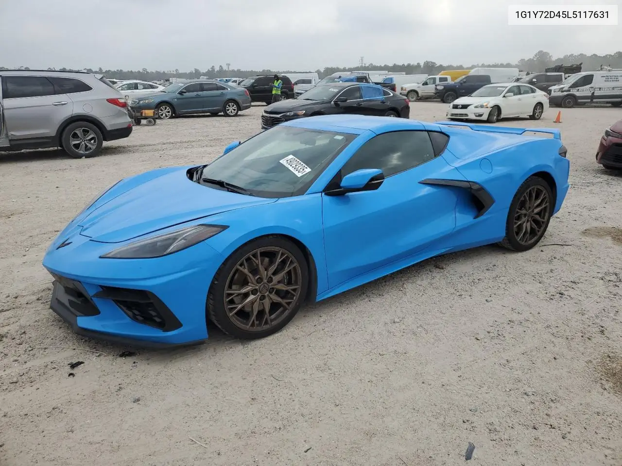 2020 Chevrolet Corvette Stingray 2Lt VIN: 1G1Y72D45L5117631 Lot: 49029335