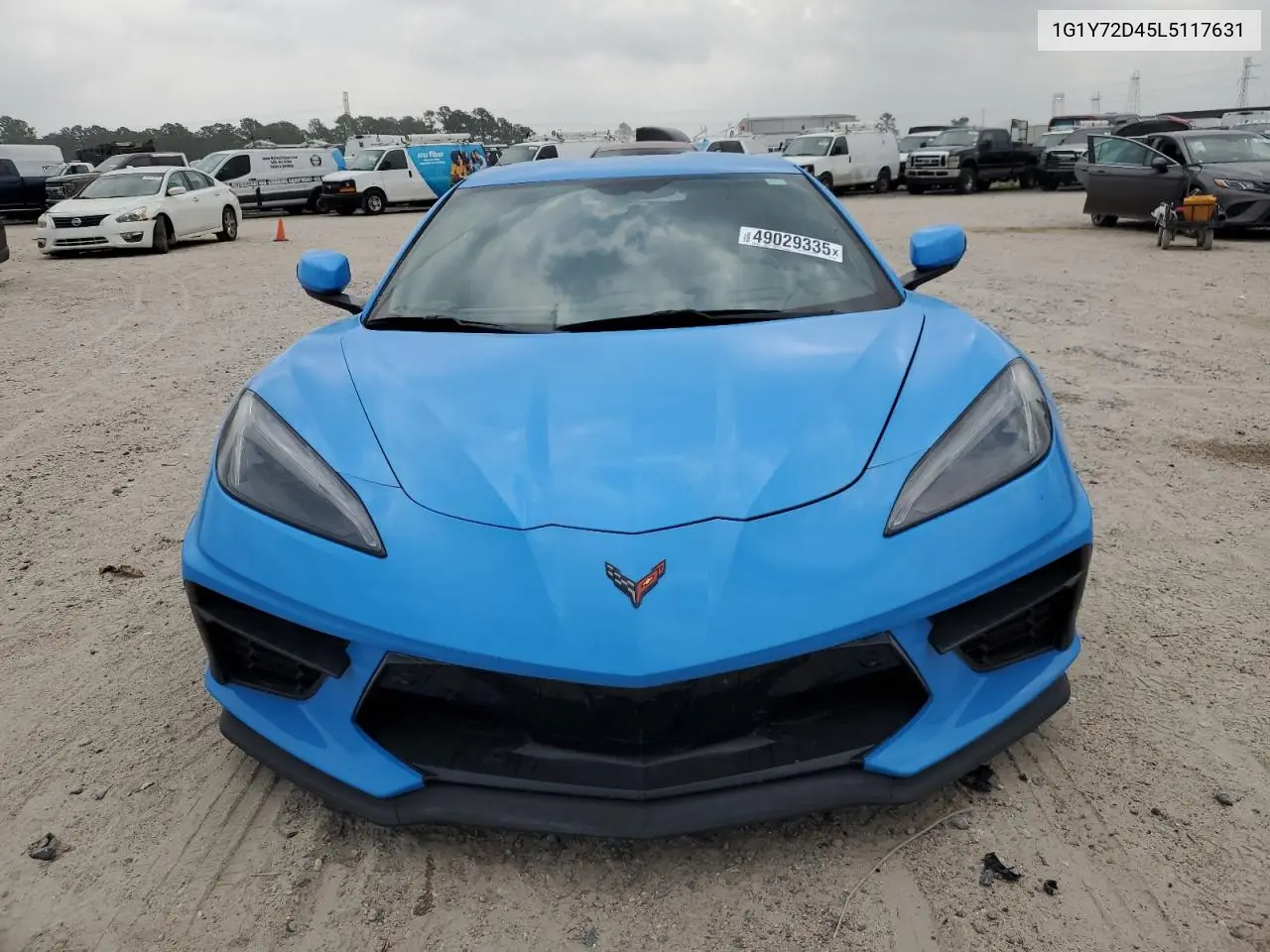 2020 Chevrolet Corvette Stingray 2Lt VIN: 1G1Y72D45L5117631 Lot: 49029335