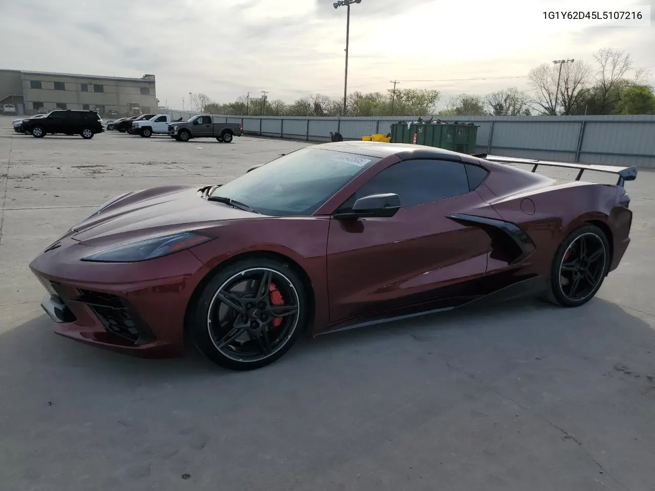 2020 Chevrolet Corvette Stingray 1Lt VIN: 1G1Y62D45L5107216 Lot: 50543505