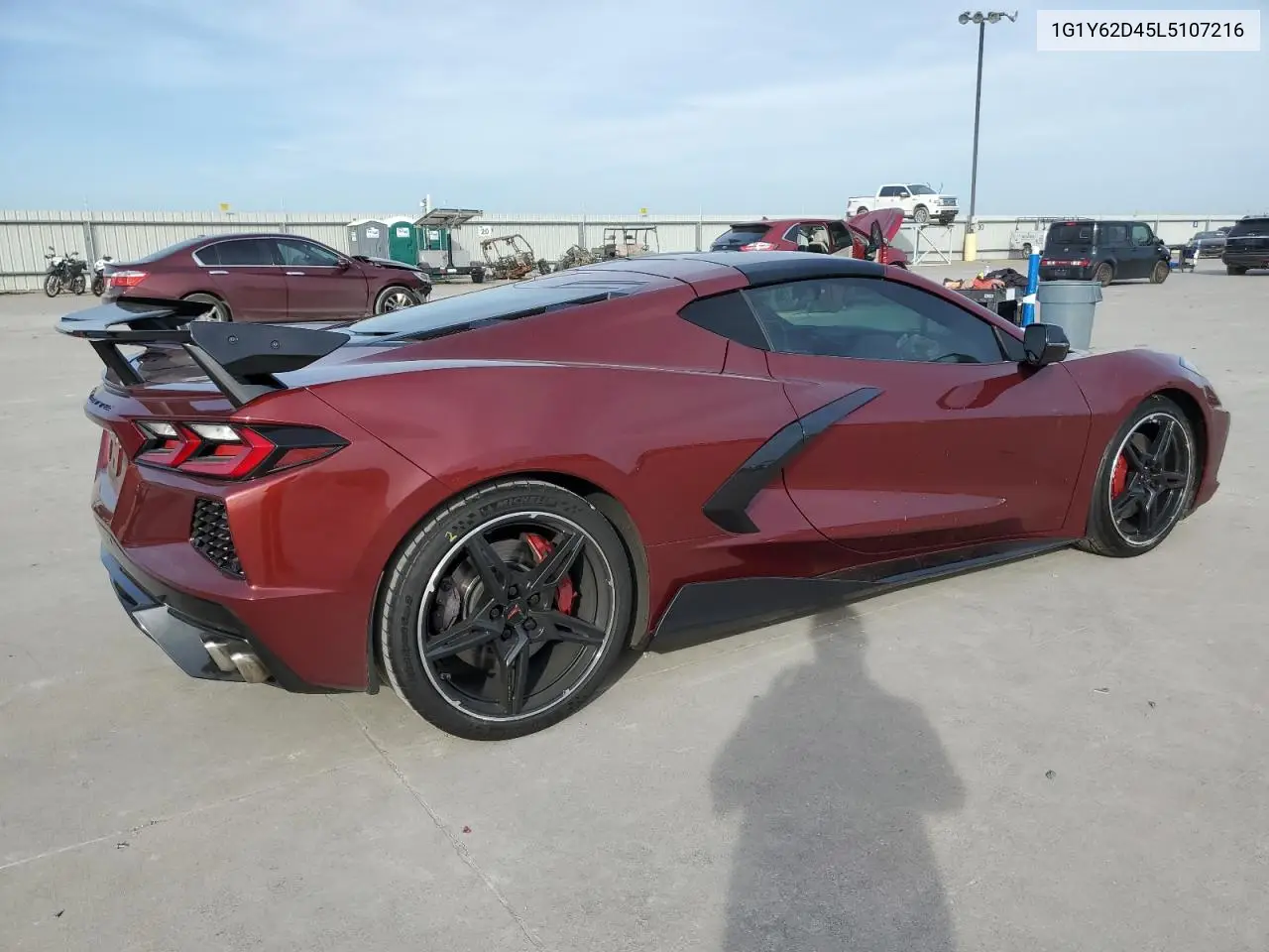 2020 Chevrolet Corvette Stingray 1Lt VIN: 1G1Y62D45L5107216 Lot: 50543505