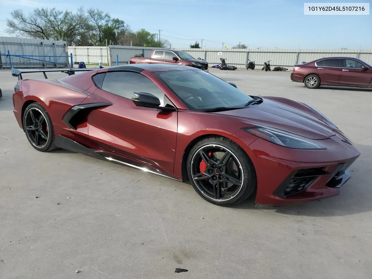 2020 Chevrolet Corvette Stingray 1Lt VIN: 1G1Y62D45L5107216 Lot: 50543505