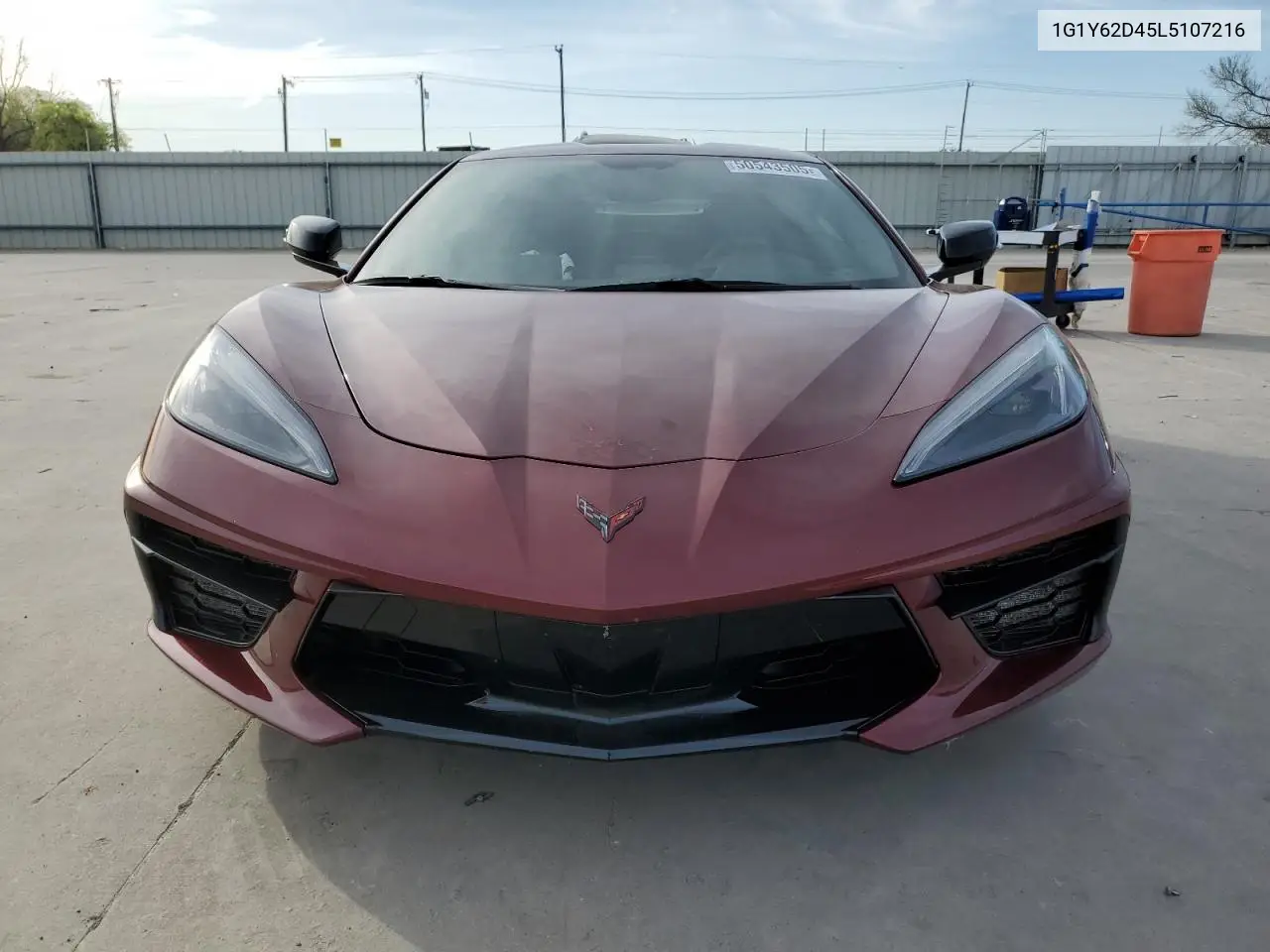 2020 Chevrolet Corvette Stingray 1Lt VIN: 1G1Y62D45L5107216 Lot: 50543505